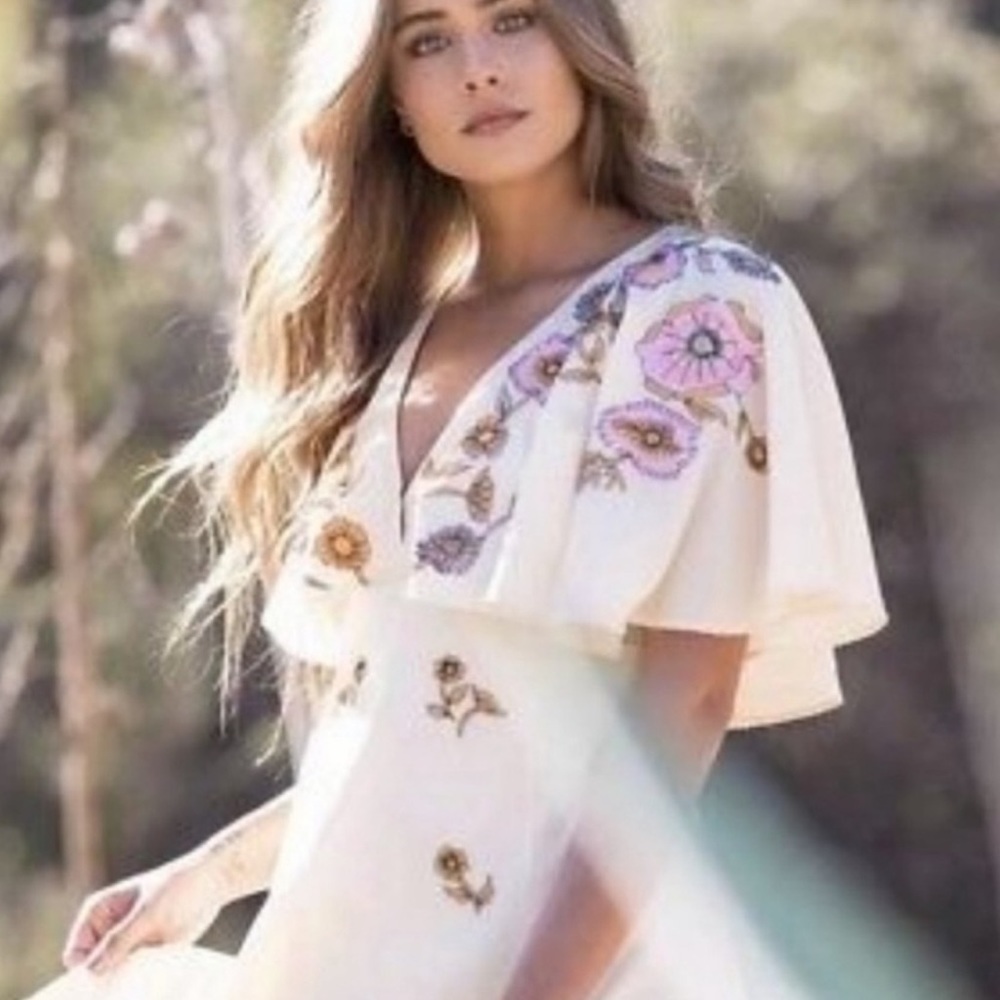 Cleobella embroidered dress size Xs - Picture 5 of 6